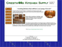 Tablet Screenshot of crestwoodkitchens.com